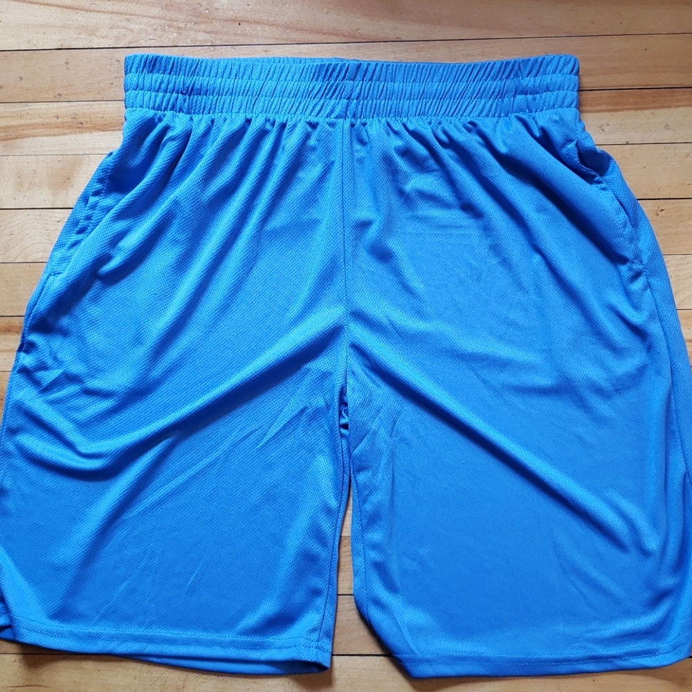 Galaxy by Harvick Blue Mesh Active Shorts